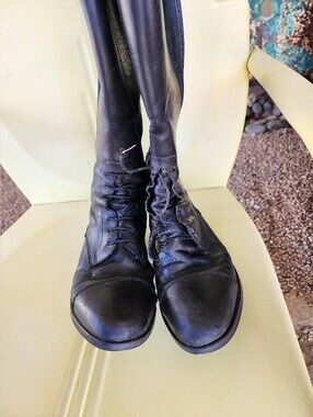 EGO7 Tall Women’s Equestrian Riding Leather Boots